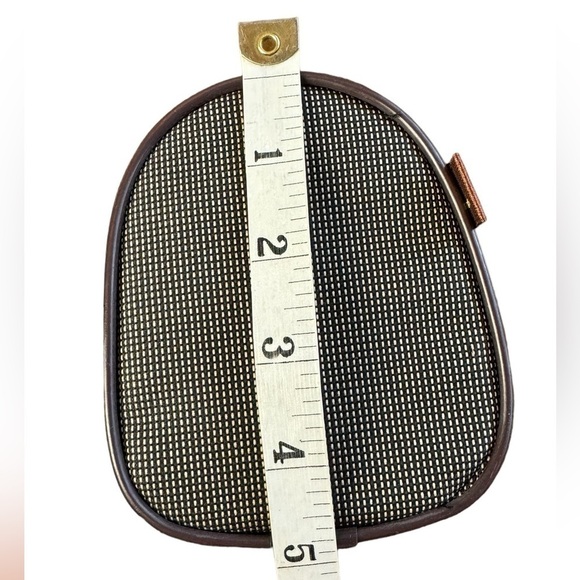 EMIRATES Brown Nylon Small Travel Pouch Accessory Case Bag - Picture 4 of 7